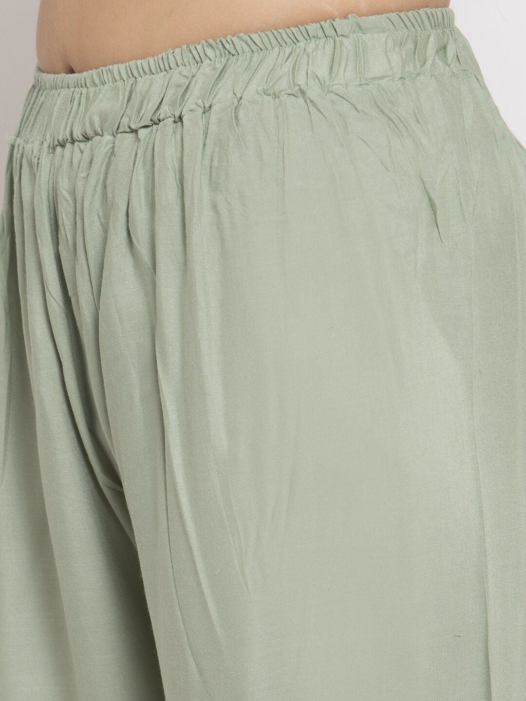 TAG 7 Women Pack Of 2 Solid Straight Palazzos