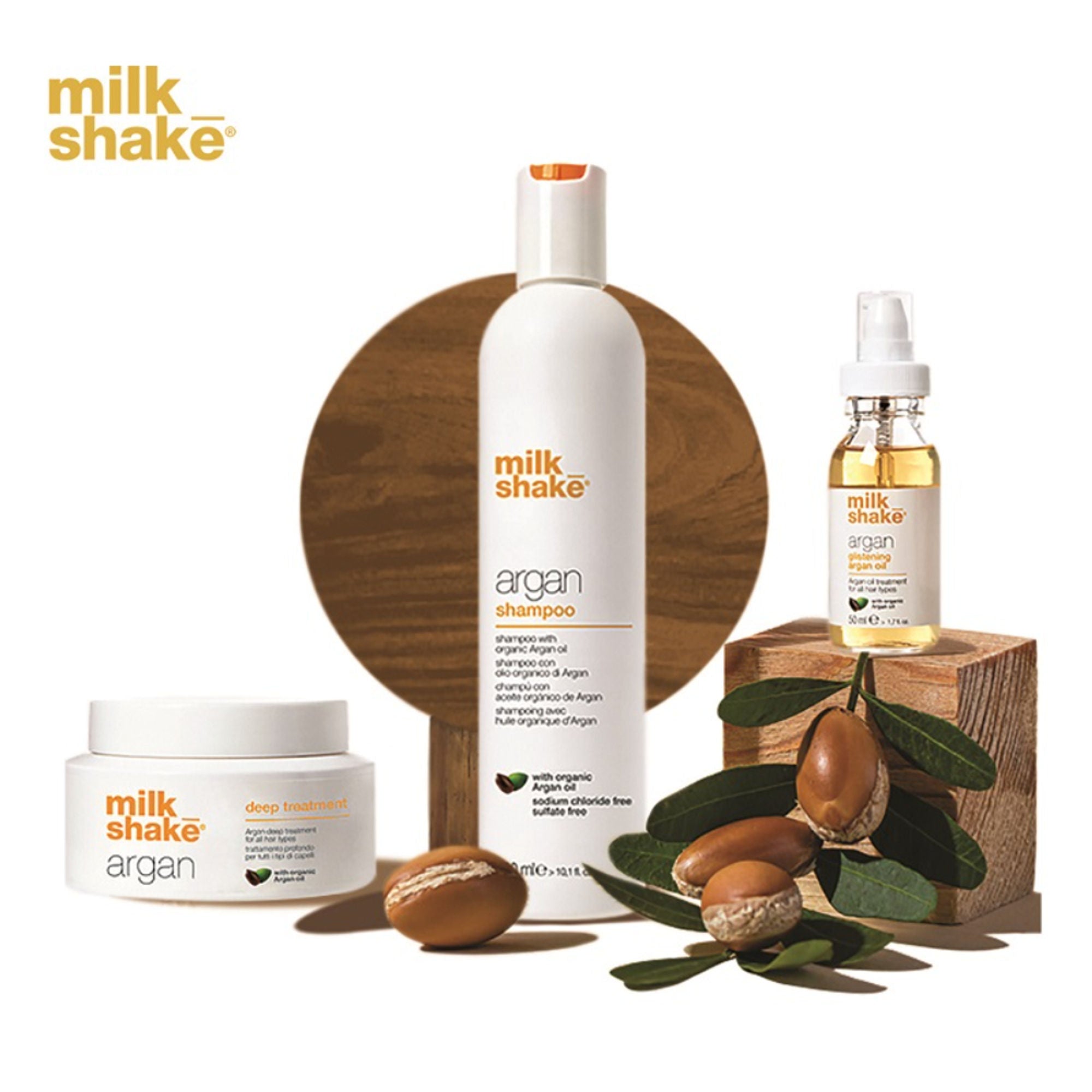 Milkshake Argan Oil For Instant Shiny & Frizz Free Hair With Nourishment