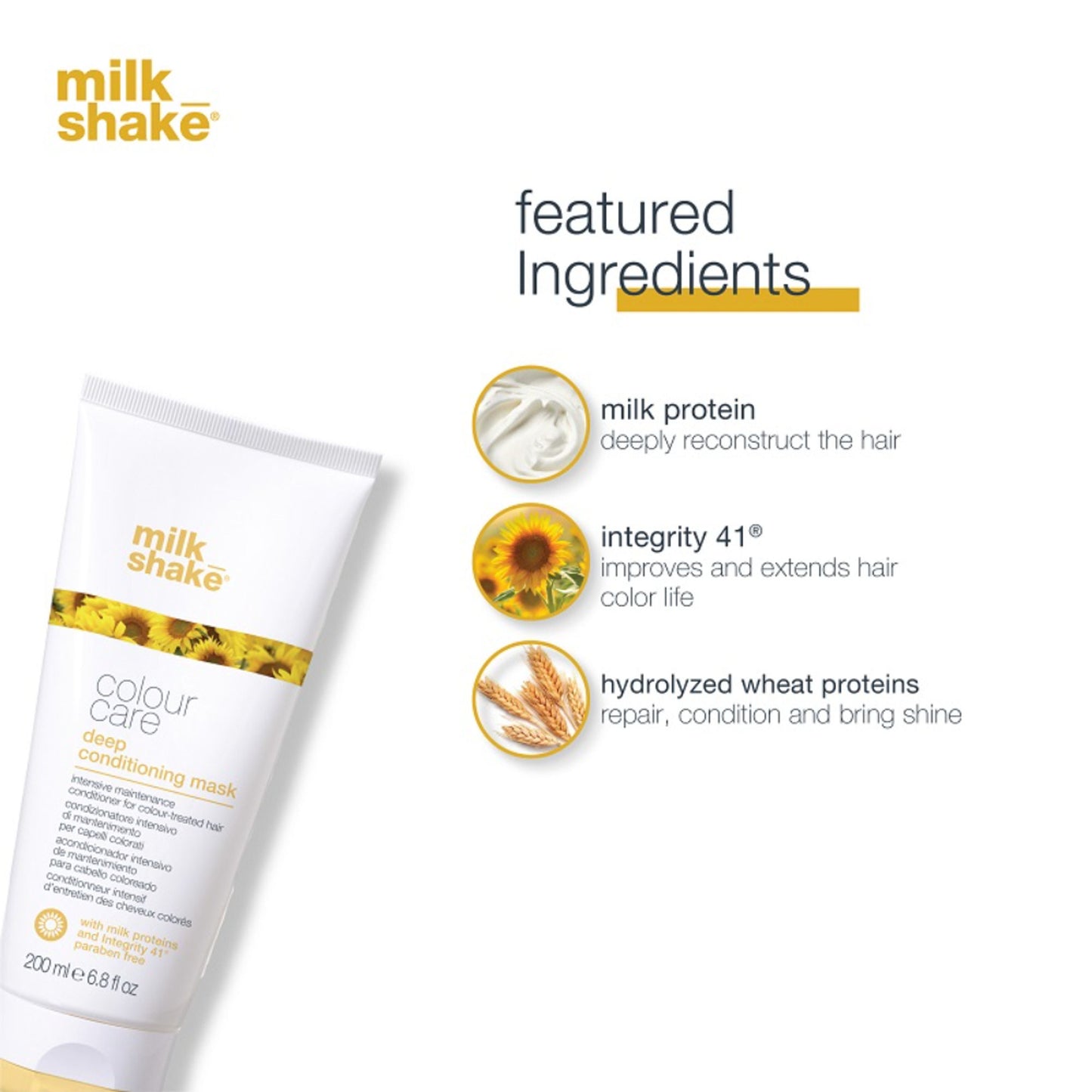 Milkshake Color Care Deep Conditioning Mask For Deep Nourishment, Softness & Colour Stability