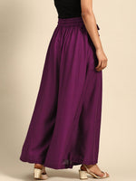 Thumbnail for TAG 7 Women Rayon Flared Palazzos