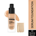 Thumbnail for Swiss Beauty Select Game Changer Serum Foundation With Natural and Dewy Finish - 5. Neutral Biscuit