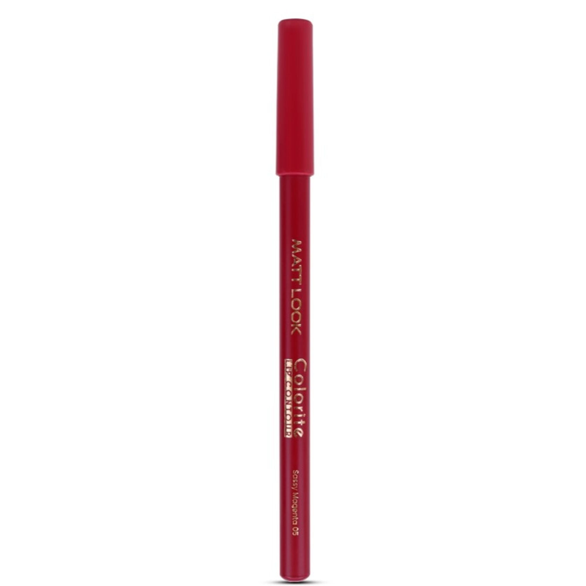 Matt Look Colorite Lip Contour Professional Matte Lip Color Pencil - Sassy Magenta 05
