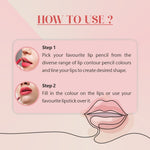 Thumbnail for Matt Look Colorite Lip Contour Professional Matte Lip Color Pencil - Burgundy Blush 15 - Distacart