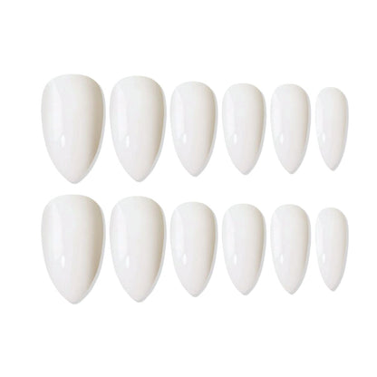 shills professional reusable press on nails almond spn614