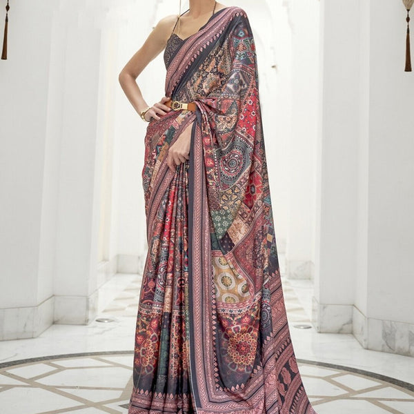 Anouk Kalamkari Pochampally Saree - Distacart