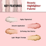 Thumbnail for Matt Look Beauty Highlighter Palette - Sun and Sand