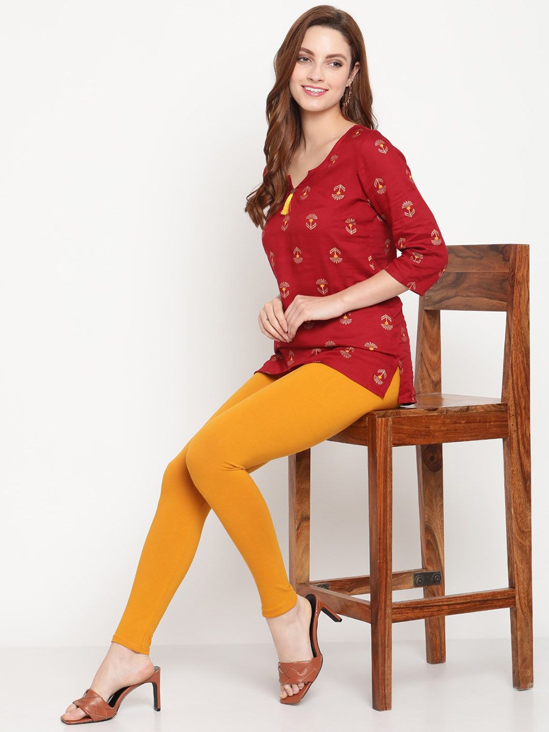 TAG 7 Women Pack of 2 Solid Leggings - Distacart