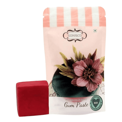confect red gum paste br b 250 gms b