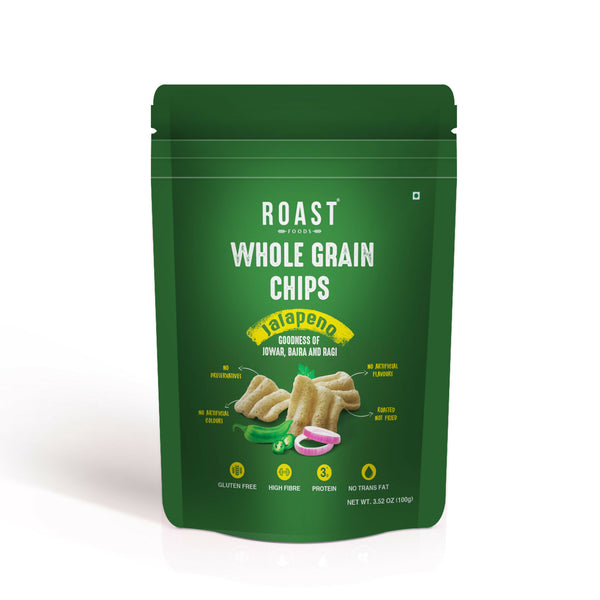 Roast Makhana Whole Grain Chips Jalapeno