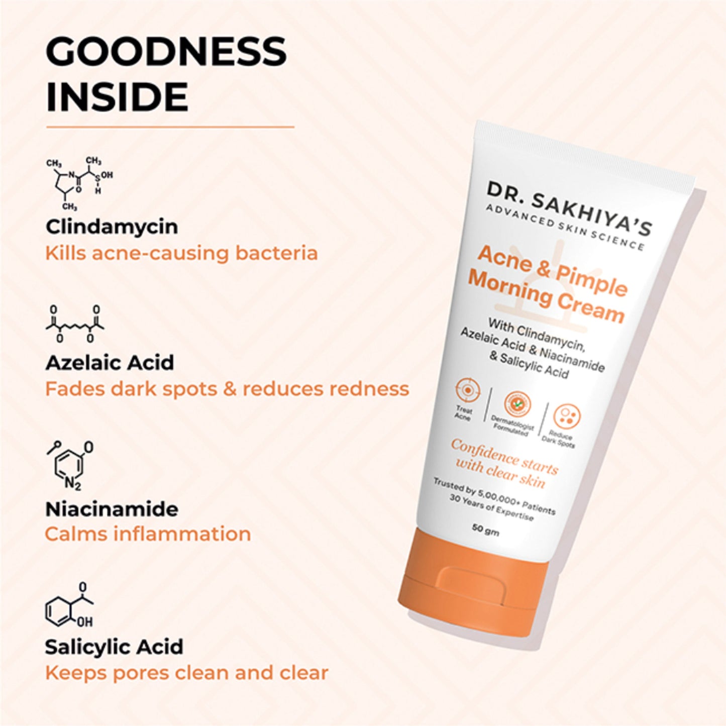 Dr.Sakhiya Acne & Pimple Morning Cream - Distacart