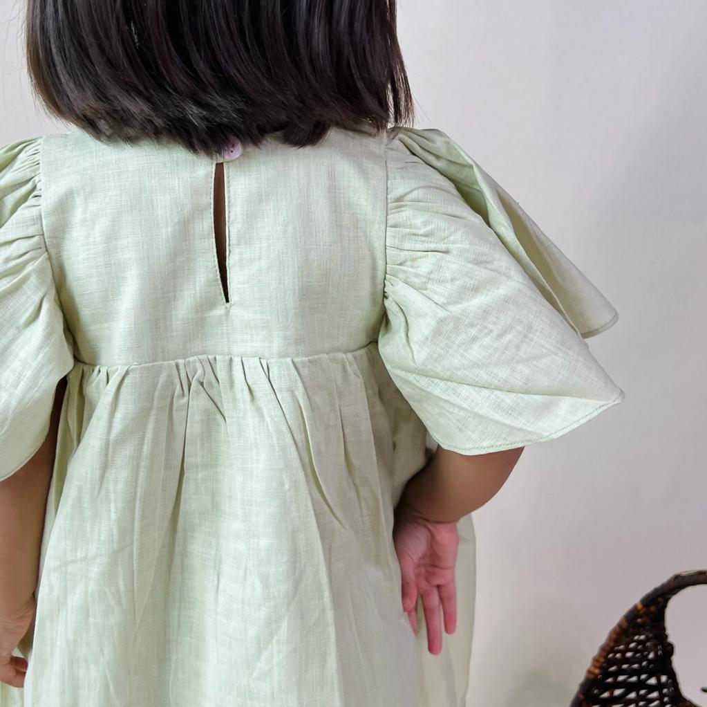 ArthLife Pale Green Angrakha Dress - Distacart