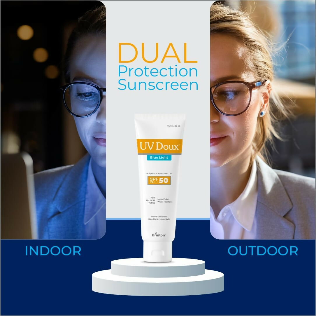 Brinton Uv Doux Blue Sunscreen Gel - Dista
