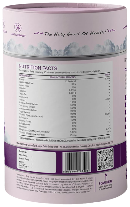 bliss welness sleep gummies berry blast