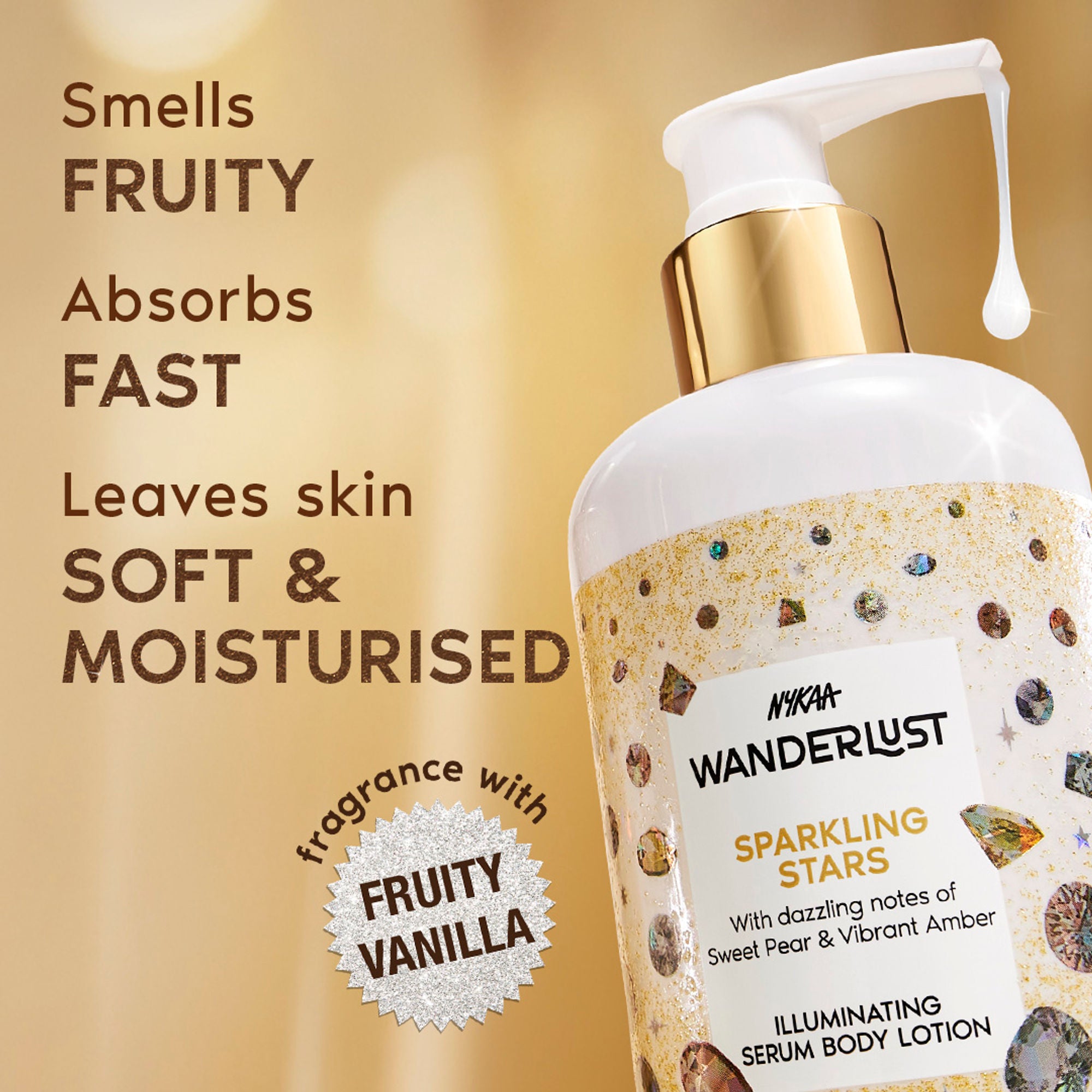 Wanderlust Moisturizing Body Lotion - Sparkling Stars - Distacart