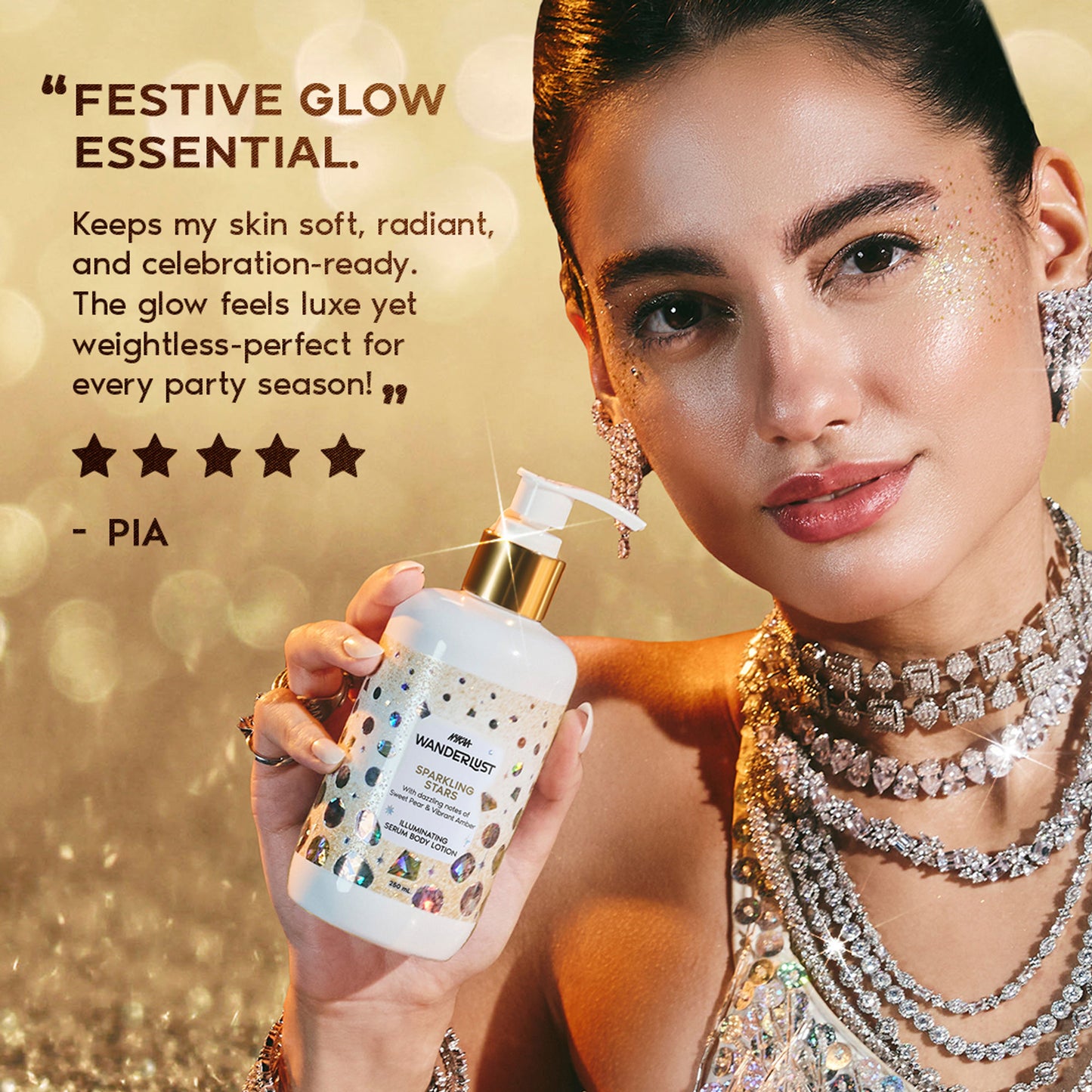 Wanderlust Moisturizing Body Lotion - Sparkling Stars - Distacart