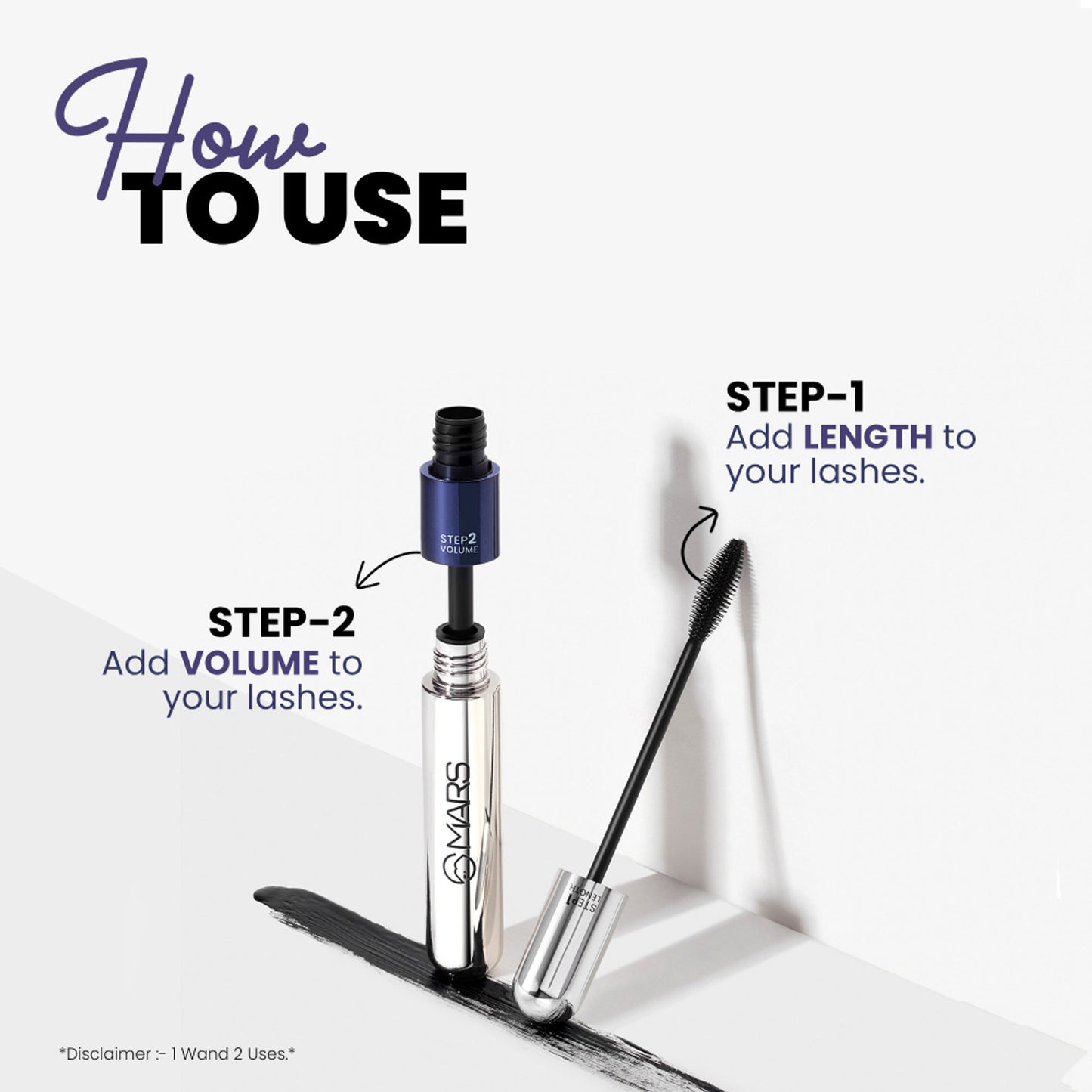 MARS Cosmetics Double Trouble Mascara - Distacart