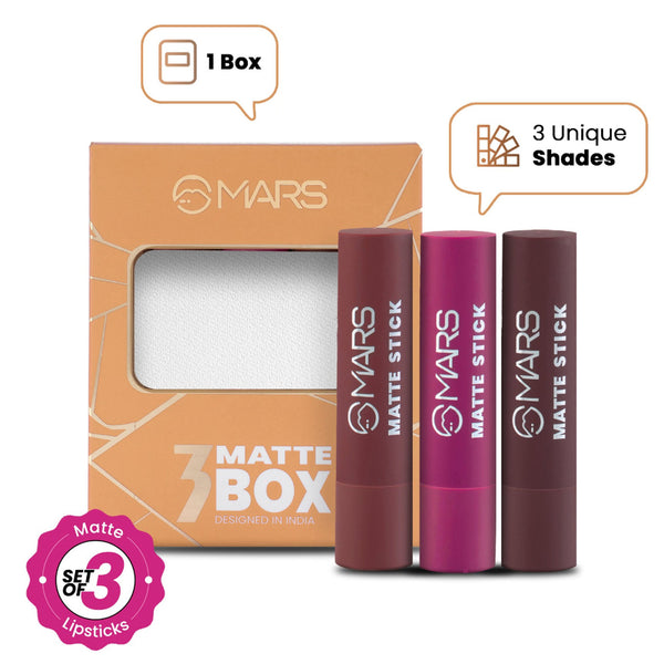 MARS Matte Lipsticks Box - All Rounder