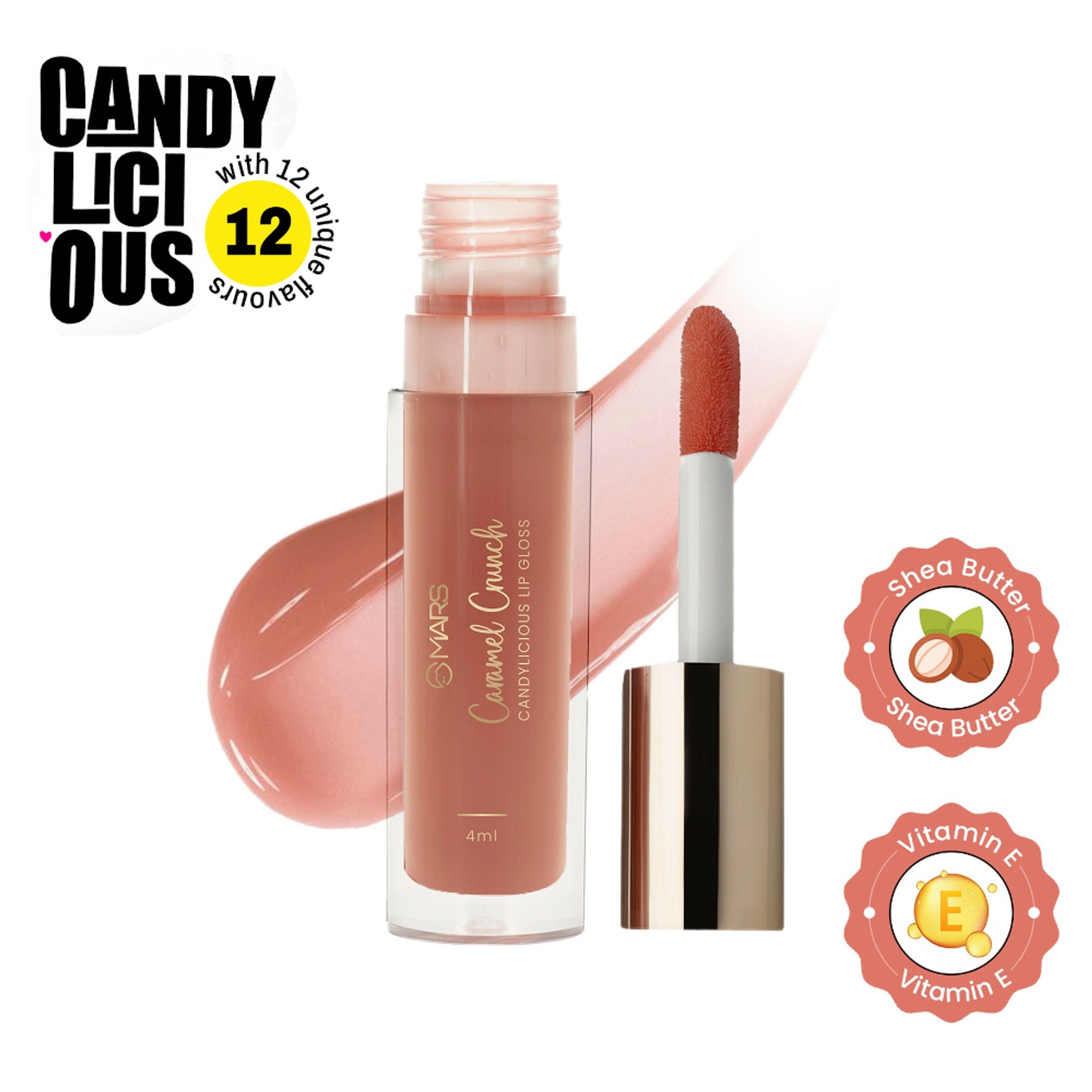 MARS Candylicious Colored Lip Gloss - Caramel Crunch