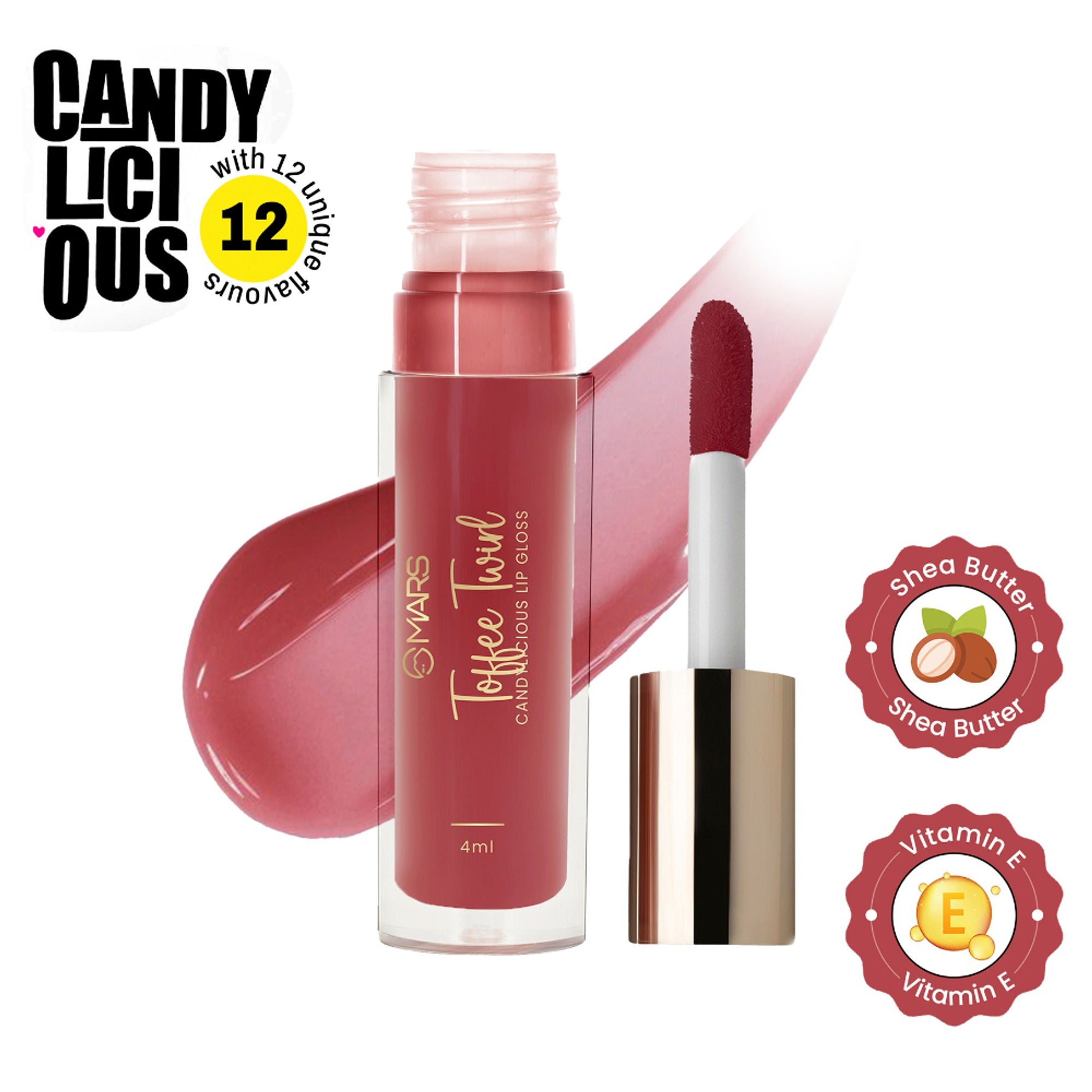 MARS Candylicious Colored Lip Gloss - Toffee Twirl
