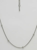 Thumbnail for NVR Women's Set of 2 Silver & Gold Rhodium-Plated Minimal Chain - Distacart