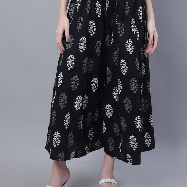 TAG 7 Women Floral Printed Flared Palazzos - Distacart