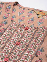 Thumbnail for Anouk Women Floral Printed Regular Pure Cotton Kurta with Trousers & With Dupatta - Distacart