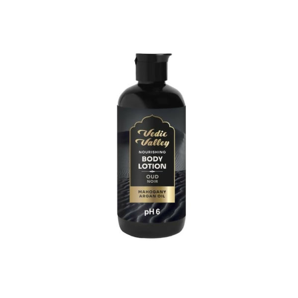 Vedic Valley Oud Noir Body Lotion with Shea, Avocado Butter - Distacart