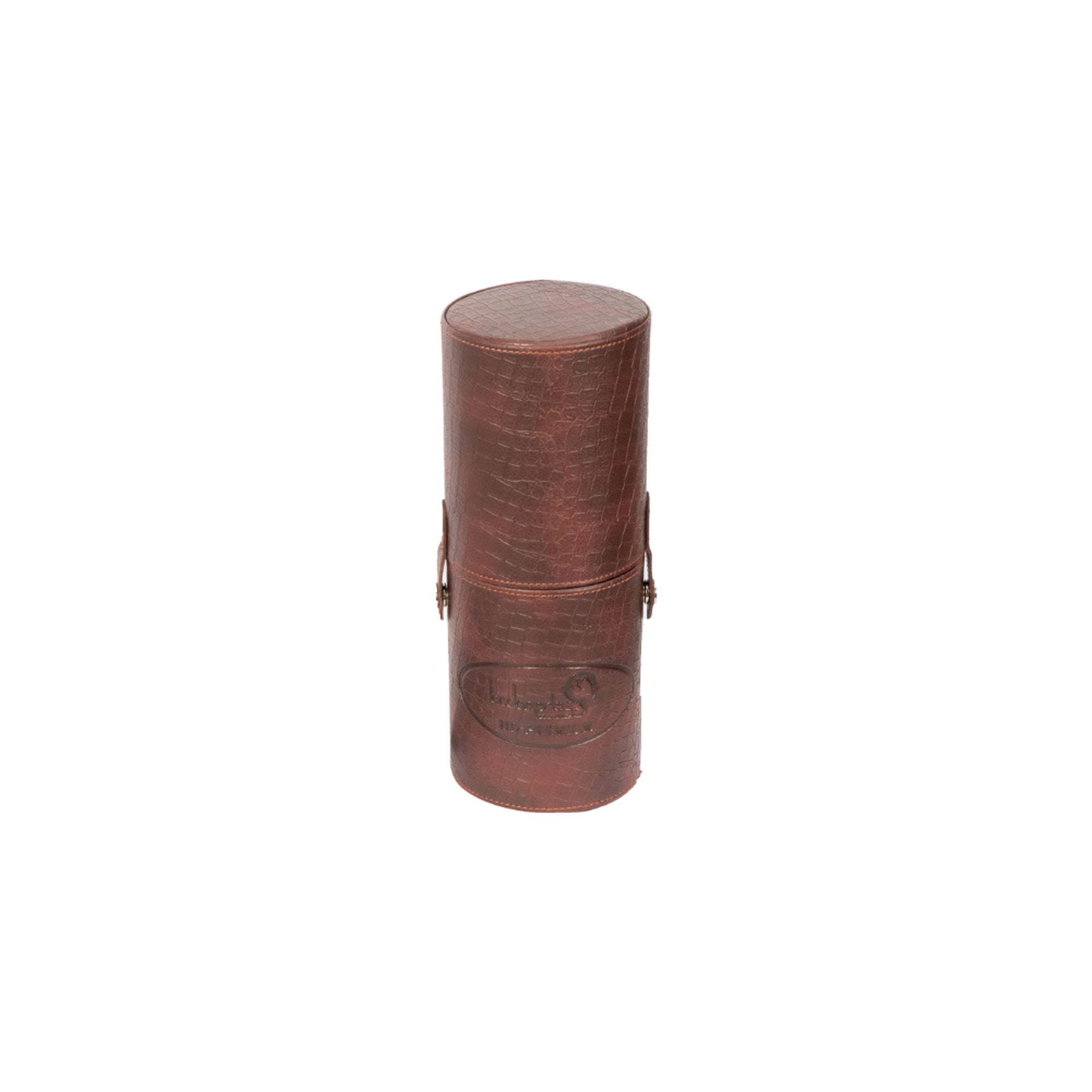 London Prime Brown Brush Holder Cylinder Shaped
