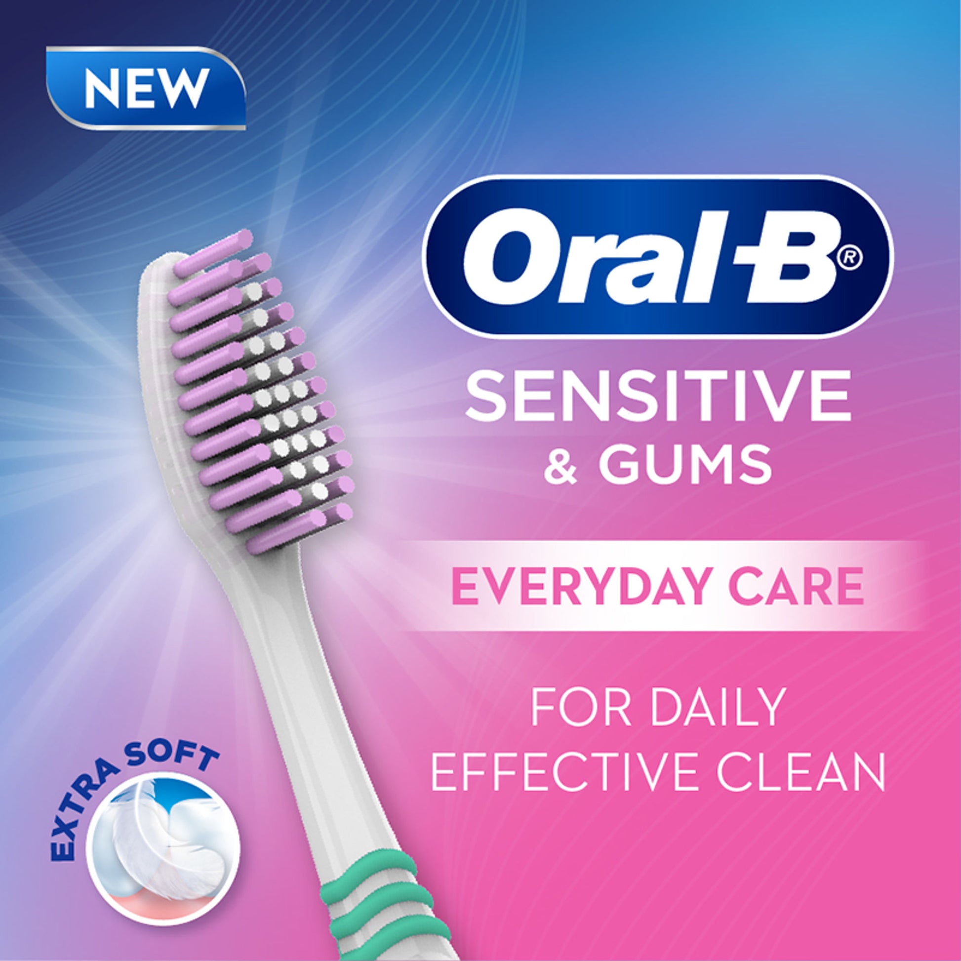 Oral-B Sensitive & Gums Toothbrush - Extra Soft (Pack of 5) - Distacart