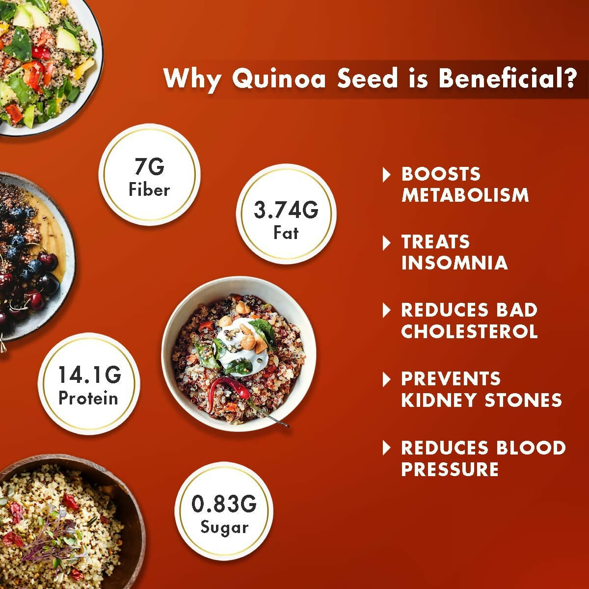 Buy Sorich Organics Raw Quinoa Seeds Online at Best Price | Distacart