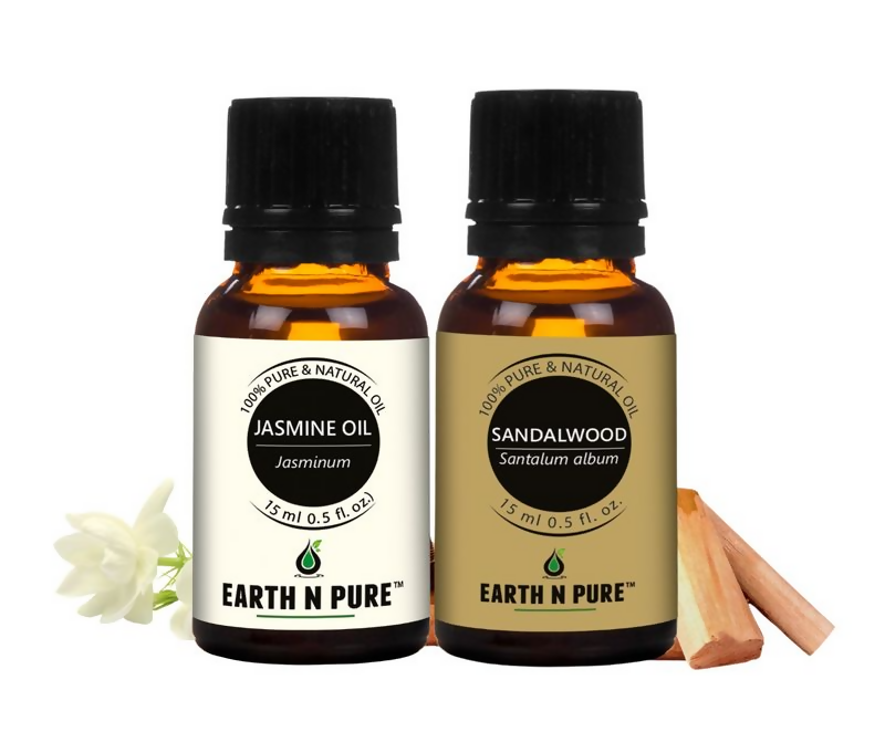 Earth N Pure Sandalwood Essential Oil and Jasmine Essential Oil - Distacart