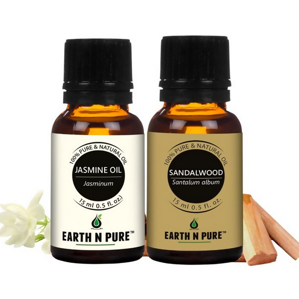 Earth N Pure Sandalwood Essential Oil and Jasmine Essential Oil - Distacart