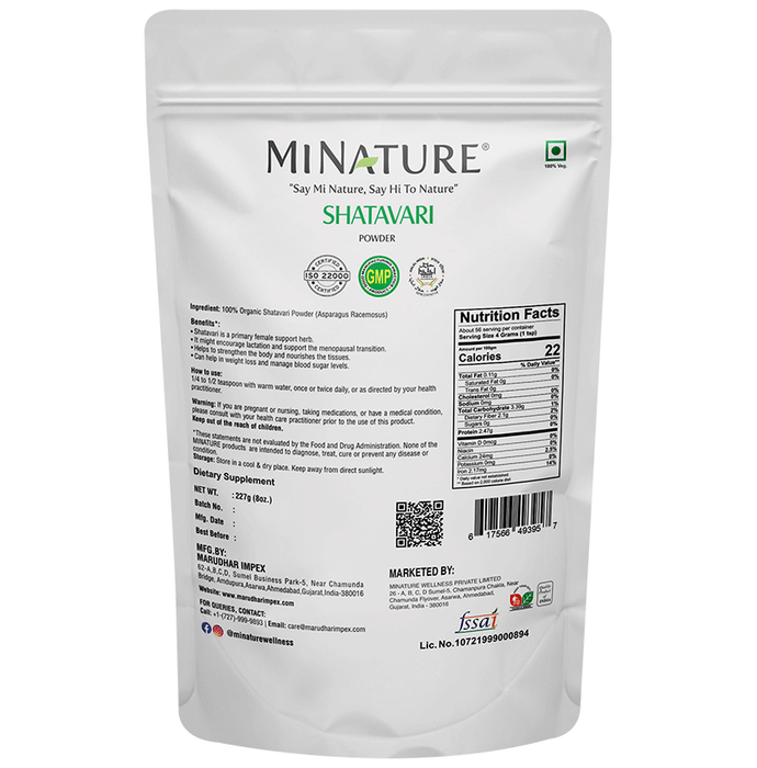 Minature Shatavari Organic Powder