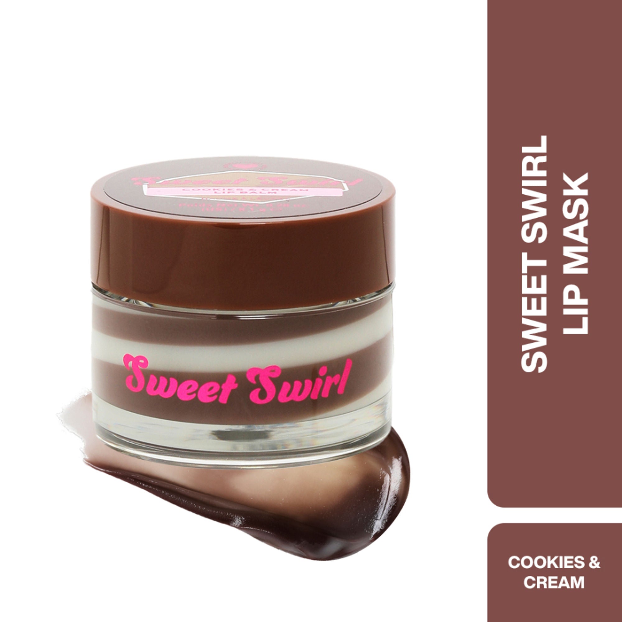 Makeup Revolution Sweet Swirl Lip Mask - Cookies And Cream