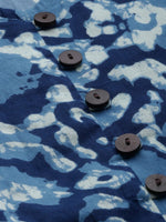 Thumbnail for Anouk Women Navy Blue Printed Kurta with Palazzos - Distacart