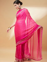 Thumbnail for Anouk Printed Bandhani Saree - Distacart