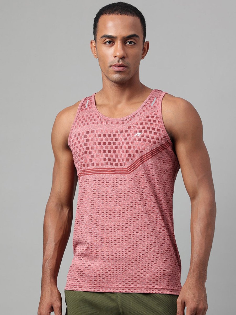 Alcis Heather Dry Tech Anti Static Slim Fit Running T-shirt - Distacart