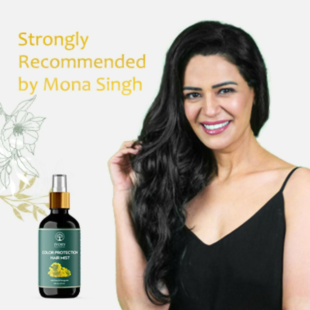 Ivory Natural Color Protection Hair Mist - Locks In Vibrant Hues, Adds Luminous Shine - Distacart