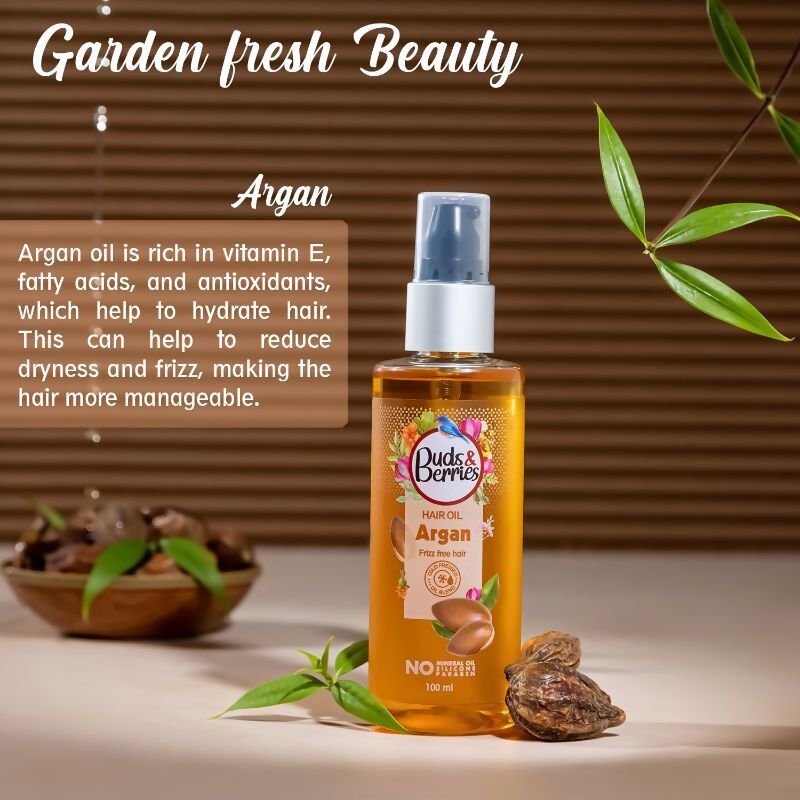 Buds & Berries Argan Hair Oil - Distacart