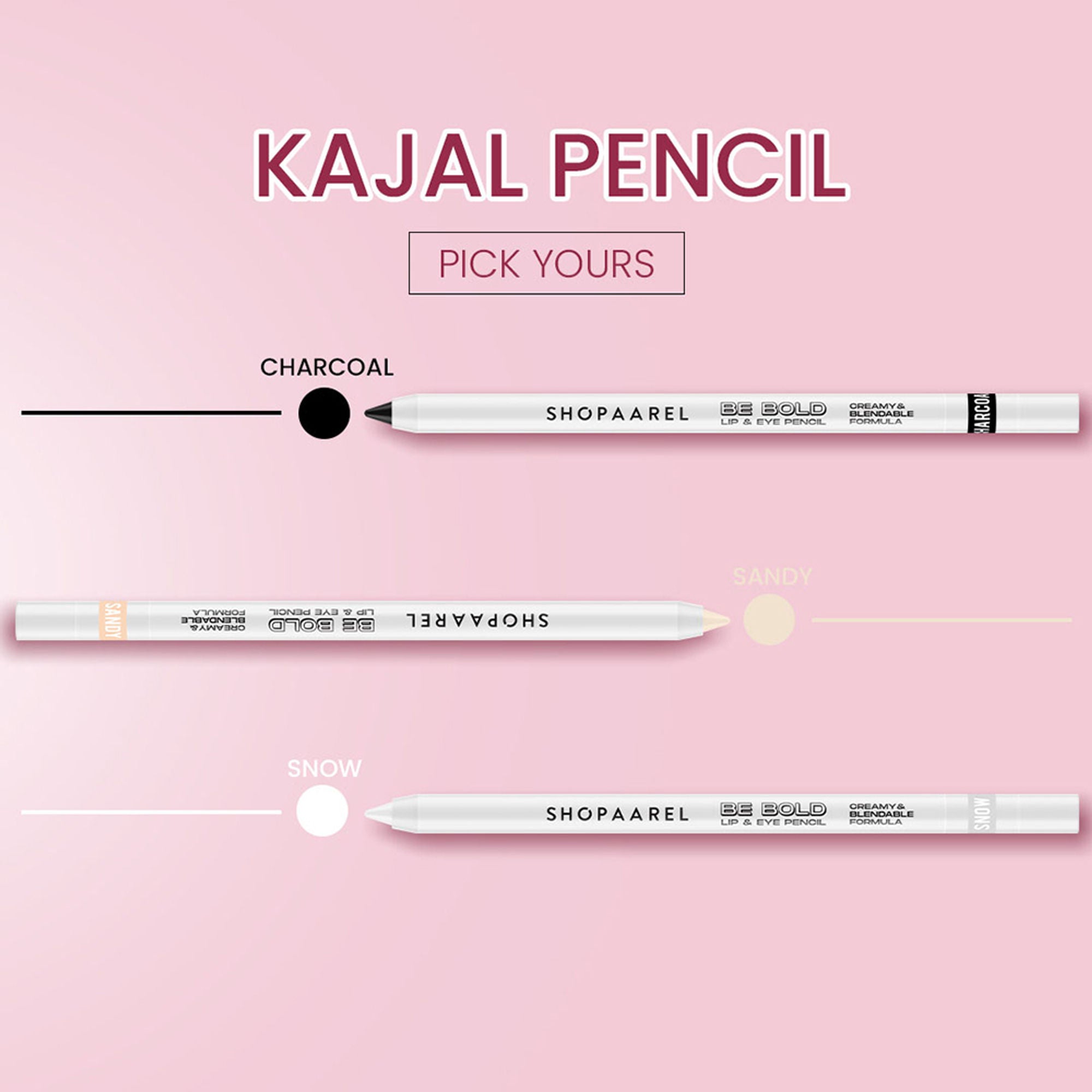 Shopaarel Be Bold Lip & Eye Pencil - Posh - Distacart
