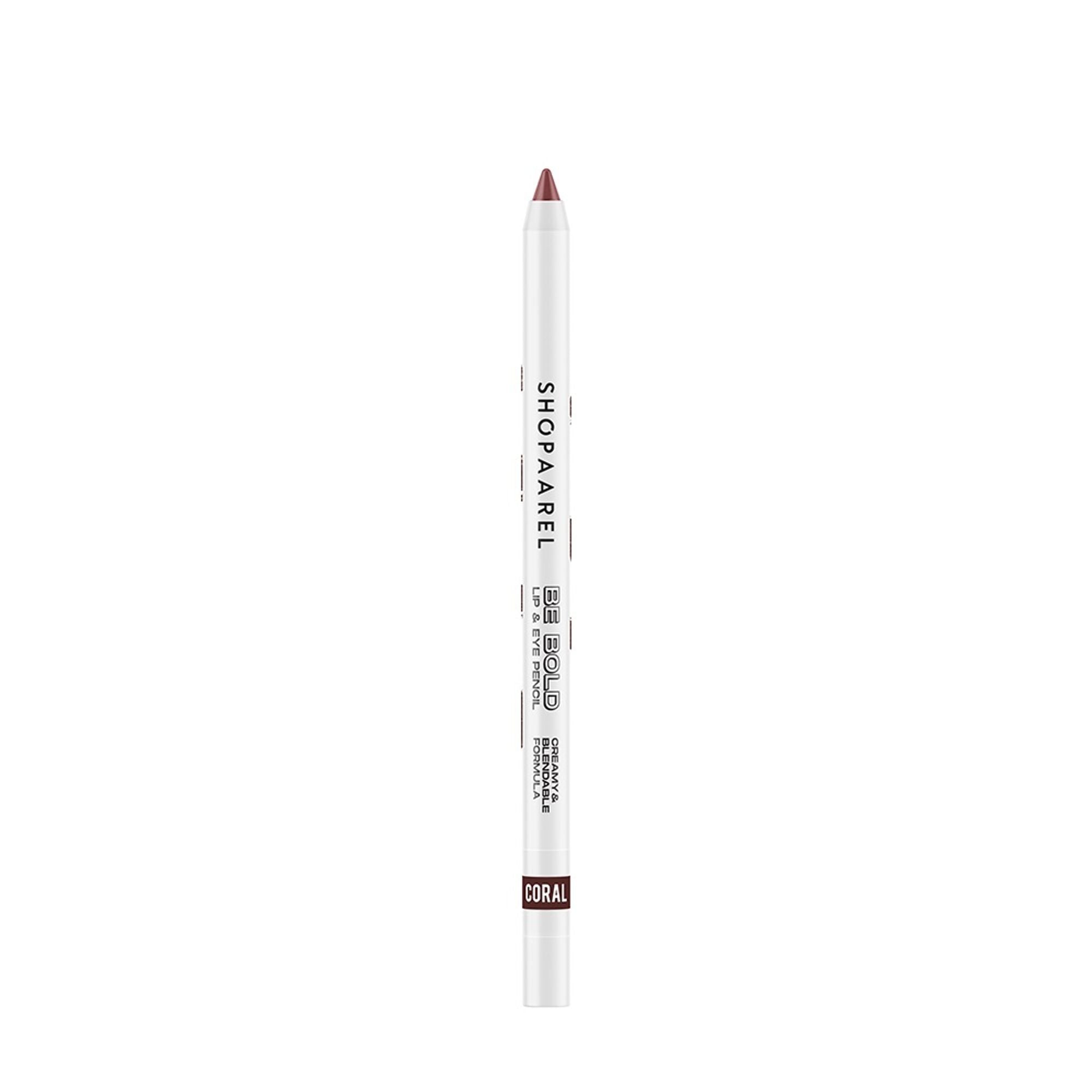 Shopaarel Be Bold Lip & Eye Pencil - Coral - Distacart