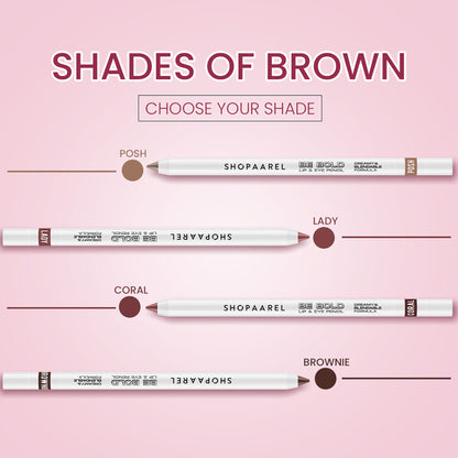 Shopaarel Be Bold Lip & Eye Pencil - Sunrise - Distacart
