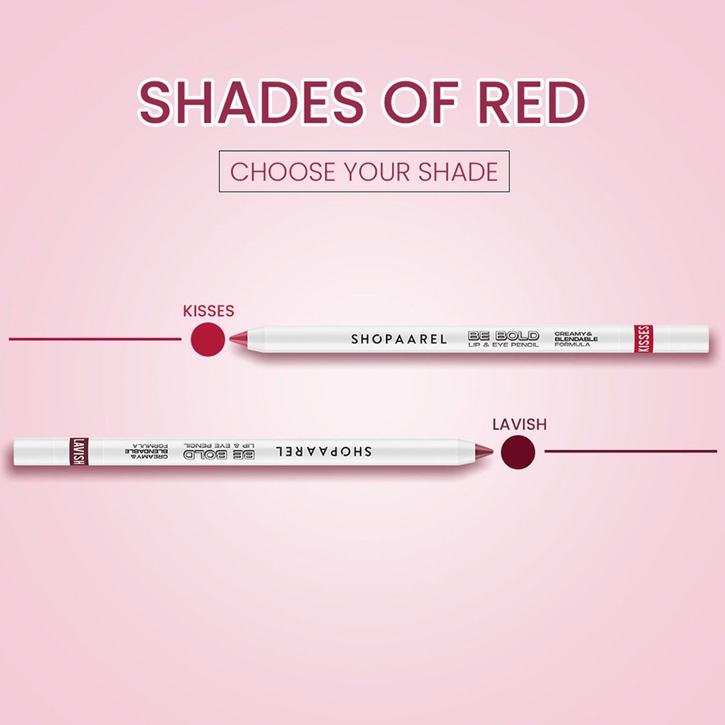 Shopaarel Be Bold Lip & Eye Pencil - Bombshell - Distacart