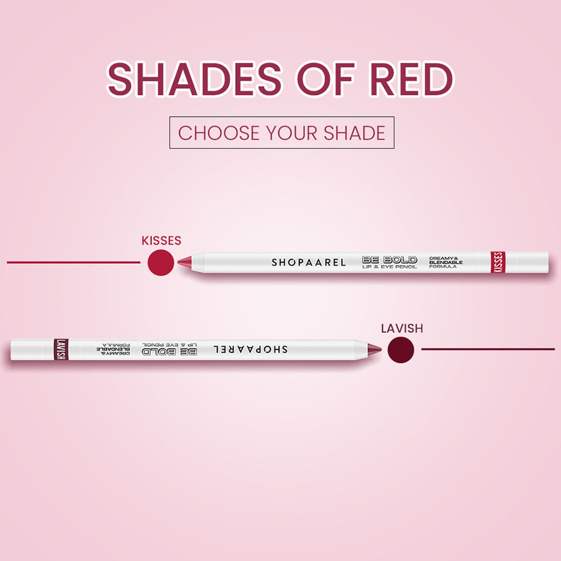 Shopaarel Be Bold Lip & Eye Pencil - Bombshell - Distacart