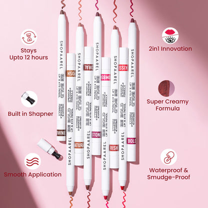 Shopaarel Be Bold Lip & Eye Pencil - Bombshell - Distacart