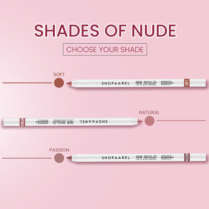 Shopaarel Be Bold Lip & Eye Pencil - Bombshell - Distacart