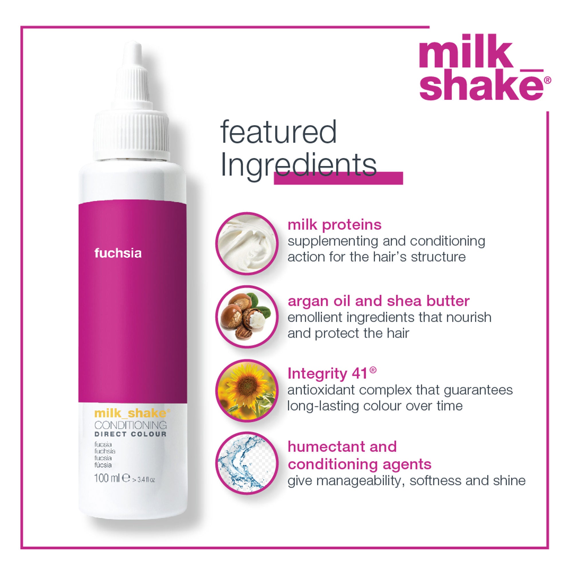 milkshake ammonia free conditioning direct color fuchsia