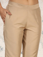 Thumbnail for Ode by House of Pataudi Embroidered Kurta with Trousers - Distacart