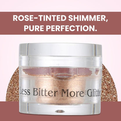 london prime makeup glitter rose gold