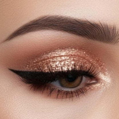 london prime makeup glitter rose gold